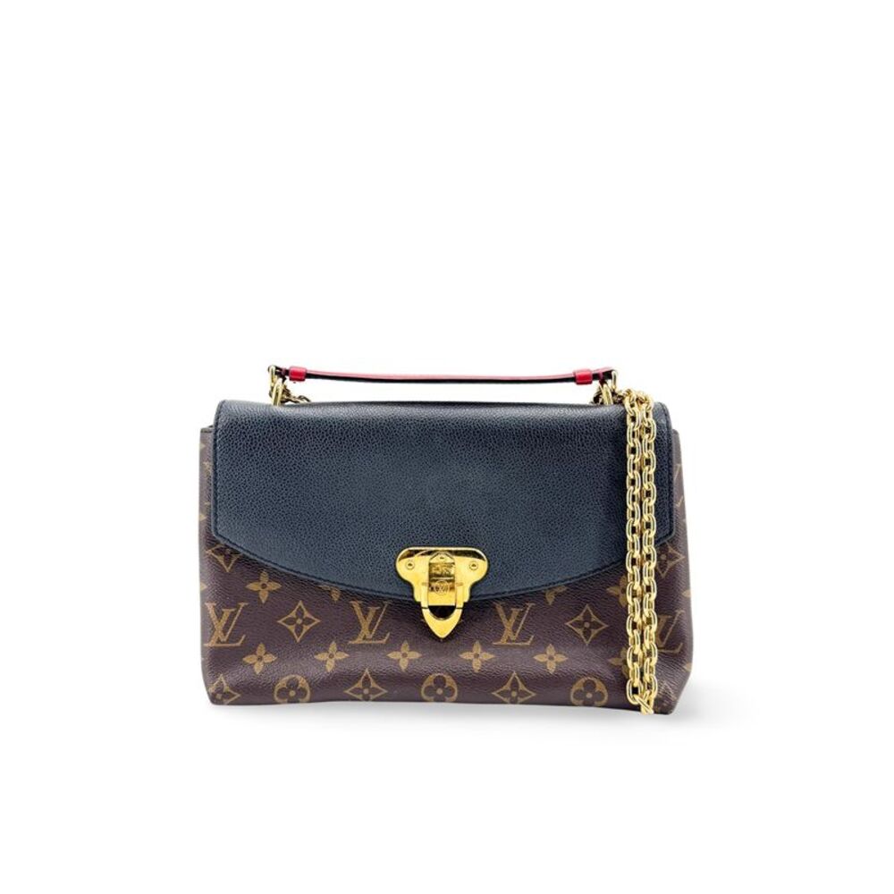 Louis Vuitton Vavin Chain Wallet Nm Monogram Empreinte Leather Black Canvas